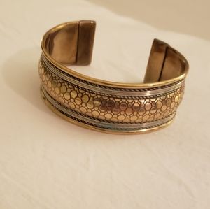 Tricolor Cuff Bracelet